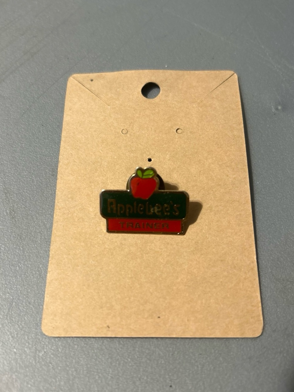 Red & Green Trainer Enamel Brooch
